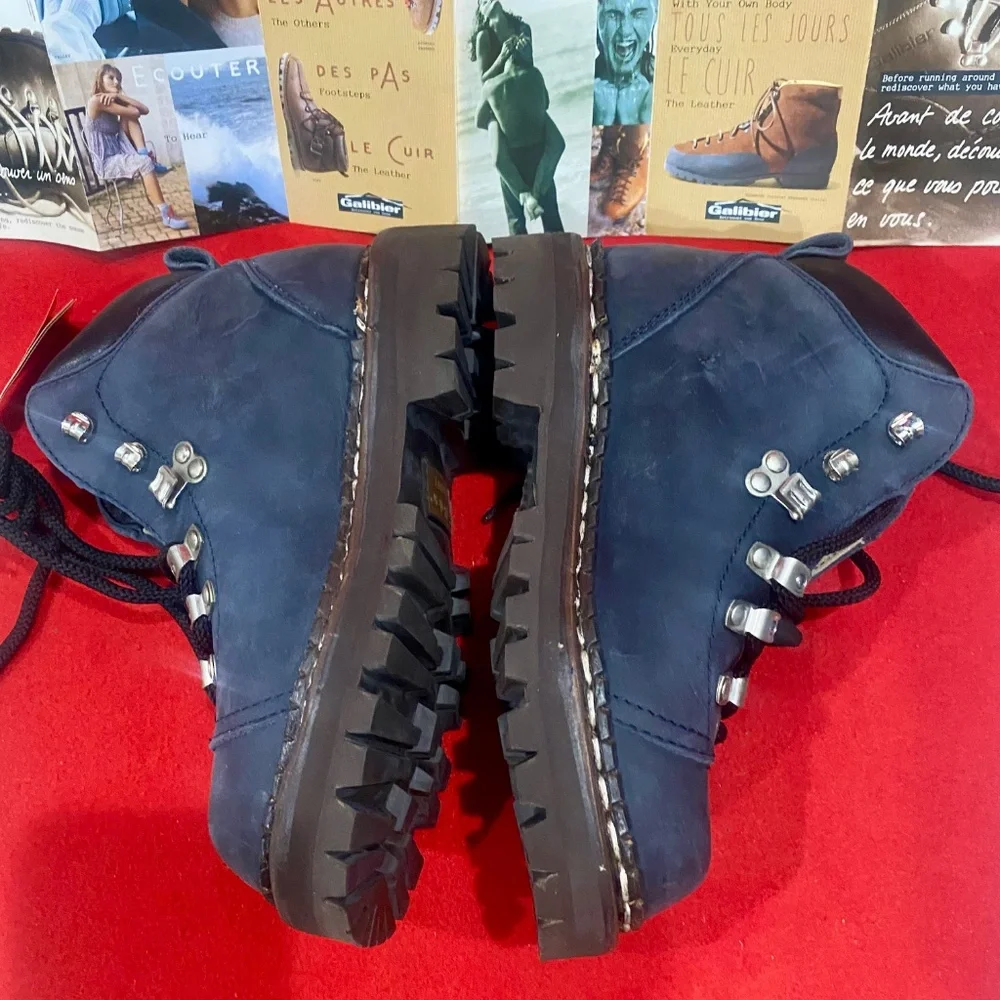 Ladies Galibier Leather Booth Made In France Sz 6 - Picture 2 of 6